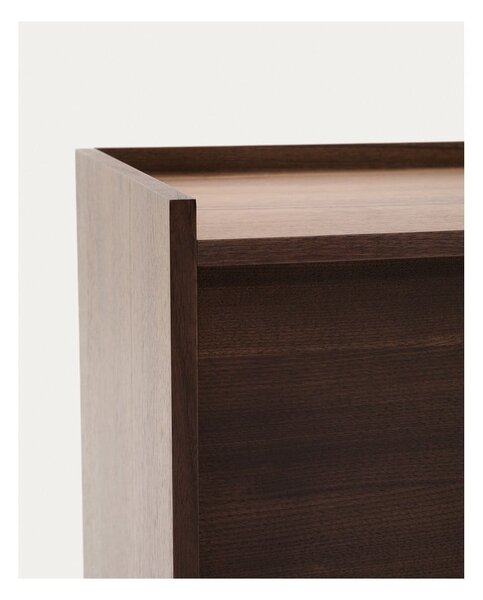 Barna komód diófa dekorral 200x80x45 cm Onix – Kave Home