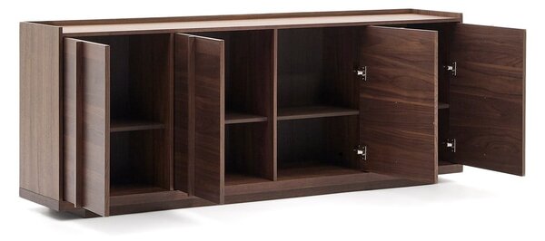 Barna komód diófa dekorral 200x80x45 cm Onix – Kave Home