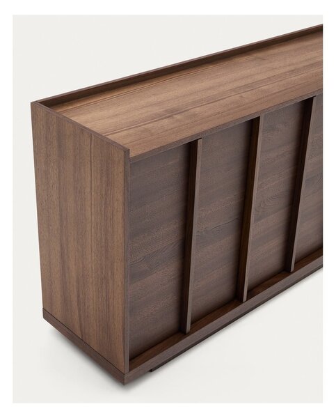 Barna komód diófa dekorral 200x80x45 cm Onix – Kave Home