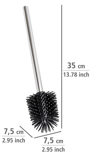 Cserélhető WC-kefe rozsdamentes acél fogantyúval - Wenko
