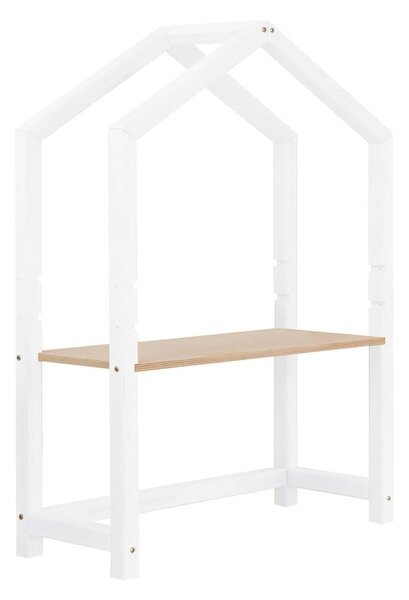 Stolly fehér házikó formájú fa asztal, 97 x 39 cm - Benlemi