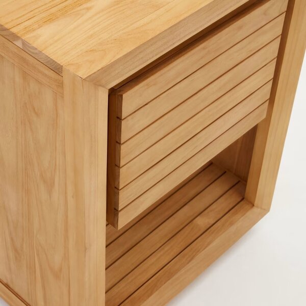 Teak mosdószekrény Kave Home Kenta II. 60 x 45 cm