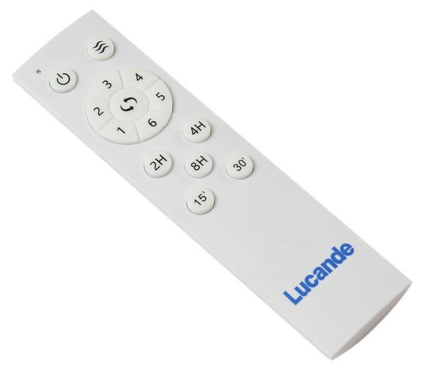Lucande LED mennyezeti ventilátor Faipari, nikkel, DC, csendes, 132 cm, Alu / szürke / cink, Nappali / Étkező, Műanyag, Modern