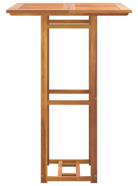Tömör akácfa bisztróasztal 75 x 75 x 110 cm