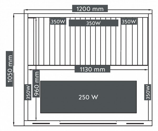 SAFIR kétszemélyes infraszauna