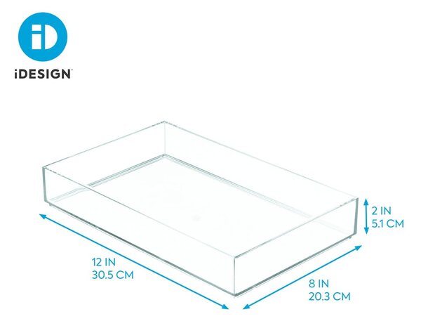 Clarity egymásra pakolható rendszerező, 30,5 x 20 cm - iDesign