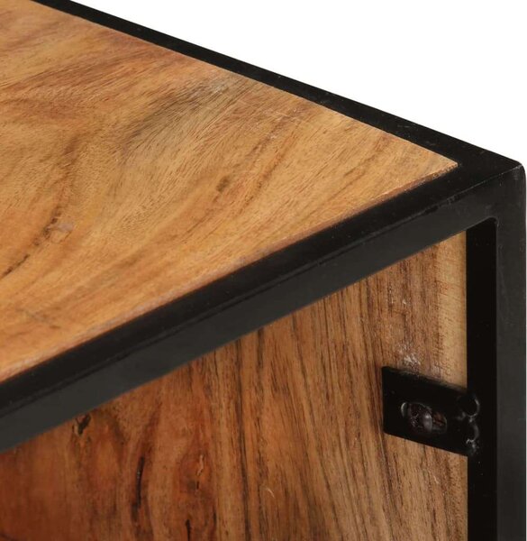 VidaXL tömör akácfa TV-szekrény 110 x 30 x 45 cm