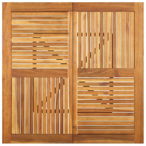 Akácfa Kerti Asztal - Négyzet alakú - 110x110x75 cm