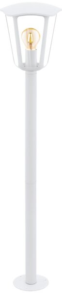 Eglo Monreale IP44 kültéri állólámpa, fehér-áttetsző, 1xE27 foglalattal