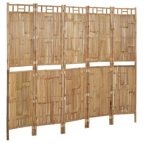 Bambusz Paraván - 5 Paneles - 200x180 cm