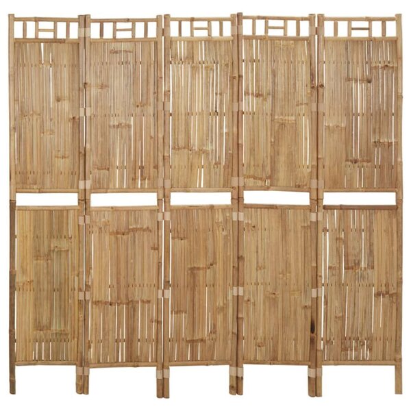 Bambusz Paraván - 5 Paneles - 200x180 cm