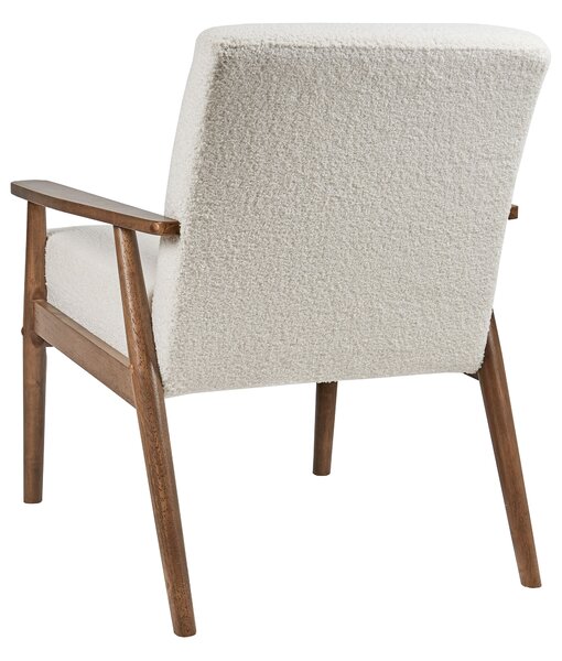 Fotel ESRUM Buklé Sötétbarna/fehér