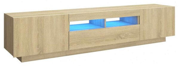 VIDAXL - Sonoma Tölgy TV Szekrény - 180 cm