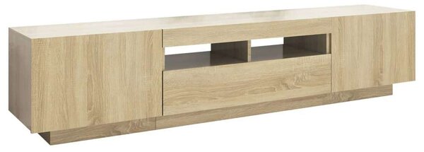 VIDAXL - Sonoma Tölgy TV Szekrény - 180 cm