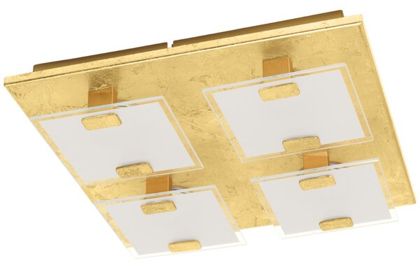 Mennyezeti LED lámpa 10 W, melegfehér, arany-opál (Vicaro)