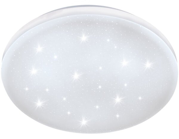 Eglo Frania-S csillám hatású mennyezeti LED lámpa, fehér, 33cm, 3000K, 1600lm