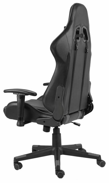 VidaXL Gamer Szék - Forgó, Fekete-Szürke PVC