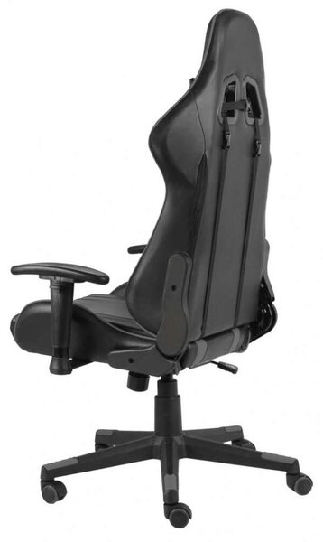 VidaXL Gamer Szék - Forgó, Fekete-Szürke PVC