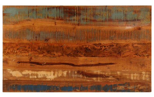 Rusztikus Újrahasznosított Fa Dohányzóasztal - 100x60x35 cm