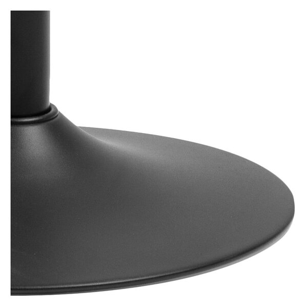 Fekete fém állítható magasságú bárszék (ülésmagasság 59 cm) Finch – Actona
