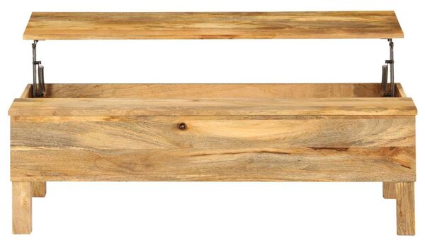 Tömör mangófa dohányzóasztal 110 x 55 x 35 cm