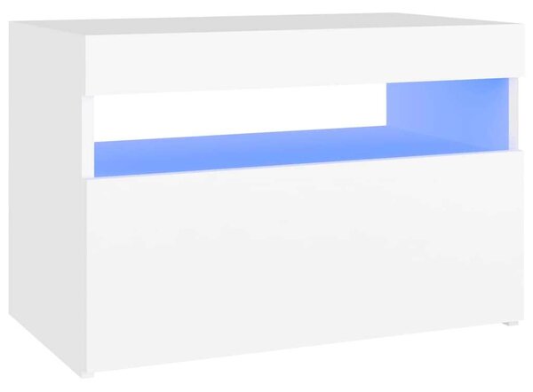VIDAXL - Fehér LED-es TV-szekrény szett - 2 db - 60x35x40 cm