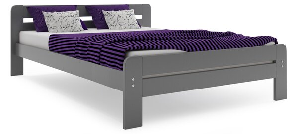 DALLASO ágy matraccal, 160x200, grafit