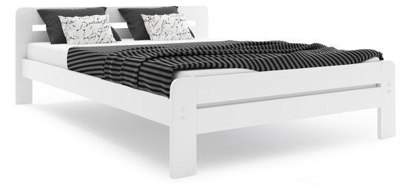 DALLASO ágy, 160x200, fehér