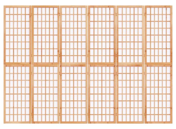 Japán Paraván - Fenyőfa - 6 Panel - 240x170 cm