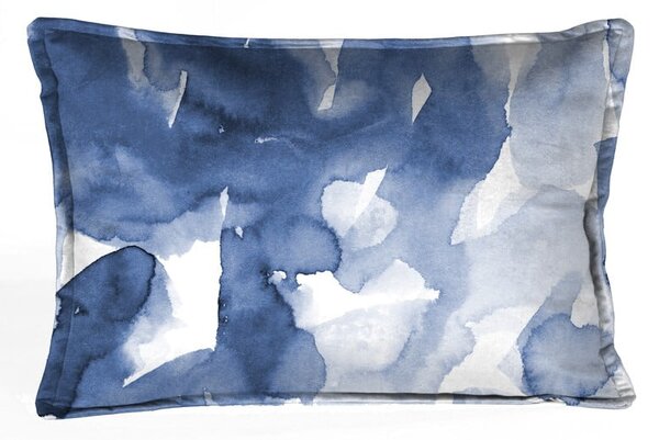 Kék bársonypárna, 50 x 35 cm - Velvet Atelier
