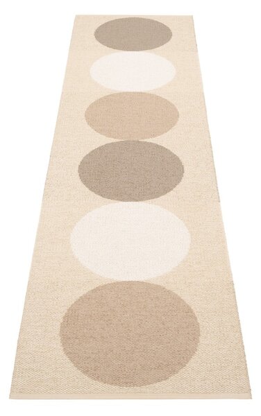 Bézs-krémszínű kültéri-beltéri futószőnyeg 70x280 cm Otto Grain – Pappelina