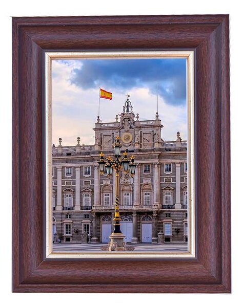 Madrid képkeret sötétbarna 10 x 15 cm
