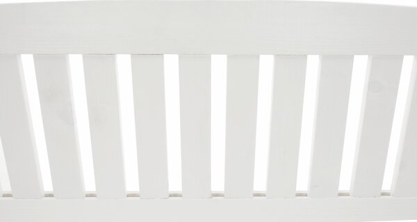 KONDELA Kerti lóca, fehér, 123,5 cm, DILKA