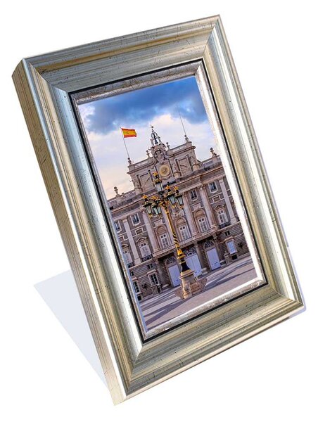 Madrid képkeret ezüst 10 x 15 cm