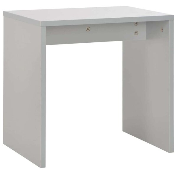 Modern Sminkasztal Szürke - Tükörrel és Ülőkével - 104x45x131 cm