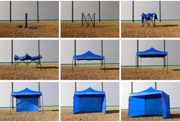 GardenLine Kerti Pavilon - Összecsukható - 3x3m - 3 Fal