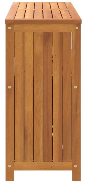 VidaXL tömör akácfa kerti tálalóasztal 110 x 35 x 75 cm