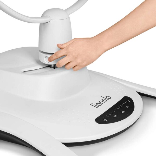 Lionelo Bella Szett 4in1 360° elektromos bölcső, ringató, pihenőszék és hinta 0-9 kg, Grey concrete, szürke