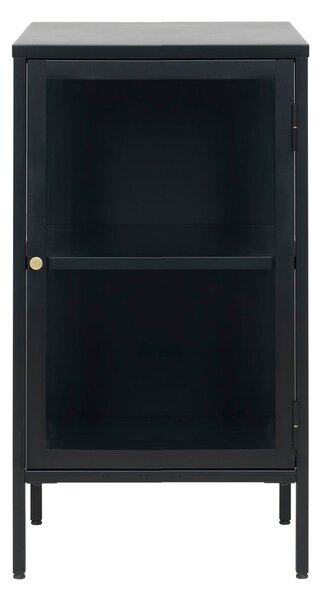 Carmel fekete üvegajtós komód, hossz 45,3 cm - Unique Furniture