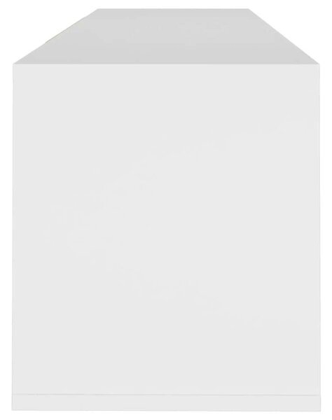 Fehér TV Szekrény - Forgácslap - 120x30x40,5 cm