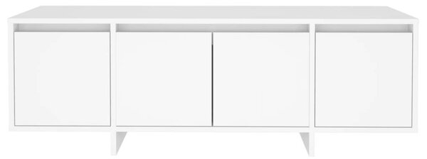 Fehér TV Szekrény - Forgácslap - 120x30x40,5 cm