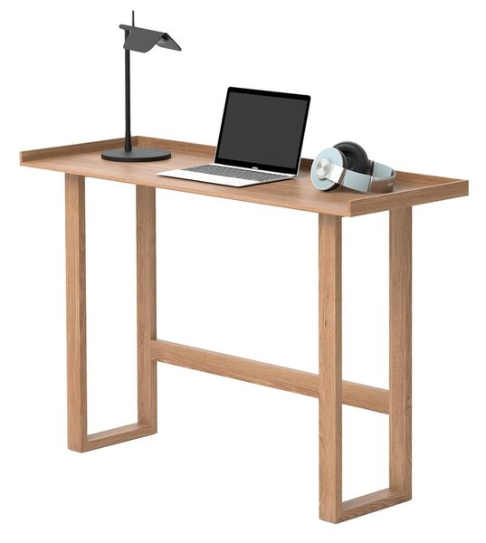 Slim tömör tölgyfa íróasztal - Wireworks