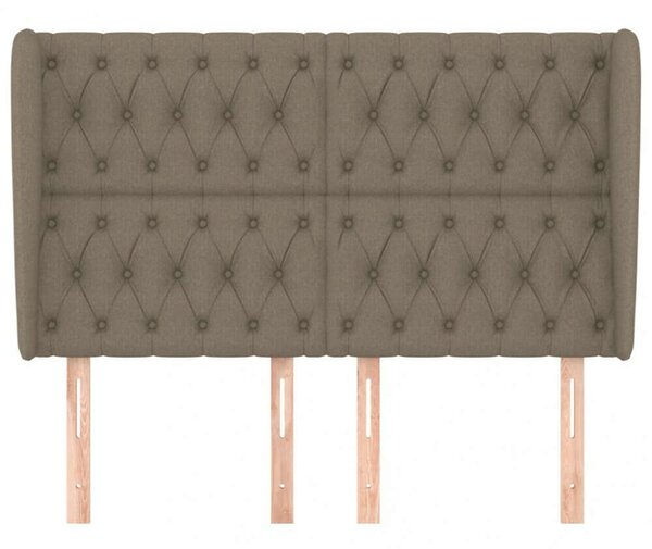 Elegáns Szövet Fejtámla Szárnyakkal - 147x23x118/128 cm