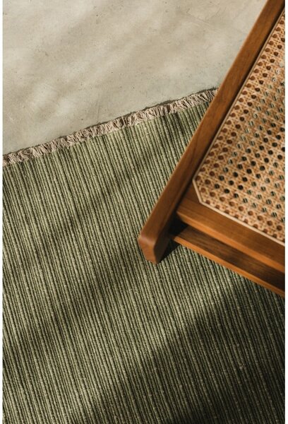 Khaki kézi szövésű pamut szőnyeg 140x200 cm Handloom – Lorena Canals