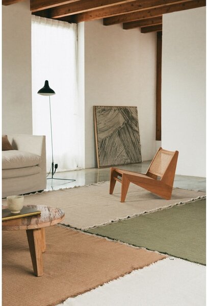 Krémszínű kézi szövésű pamut szőnyeg 140x200 cm Handloom – Lorena Canals