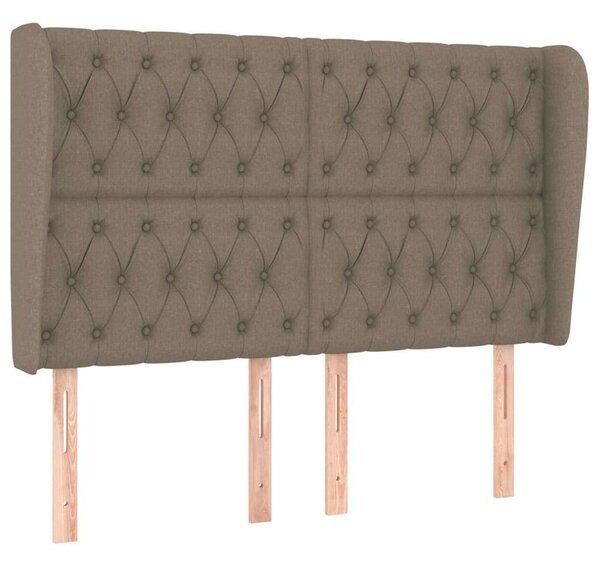 Elegáns Szövet Fejtámla Szárnyakkal - 147x23x118/128 cm