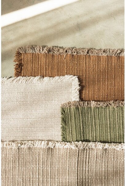 Krémszínű kézi szövésű pamut szőnyeg 140x200 cm Handloom – Lorena Canals
