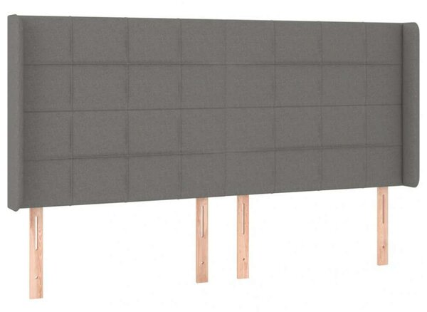 Elegáns Szövet Fejtámla Szárnyakkal - 203x16x118/128 cm
