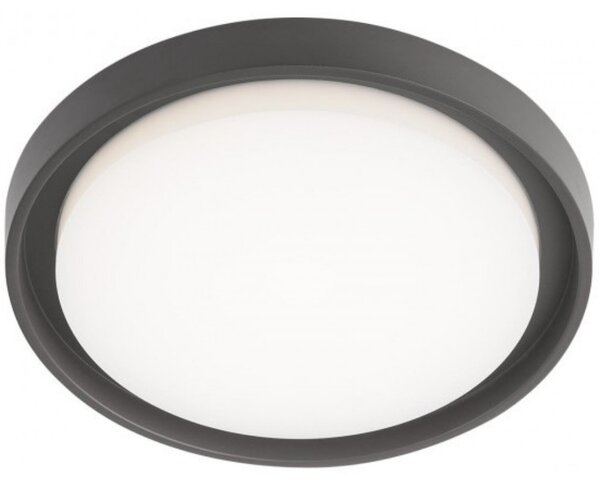 Kültéri mennyezeti LED lámpa 30 W, melegfehér, szürke-fehér színű (Bezel 9184)