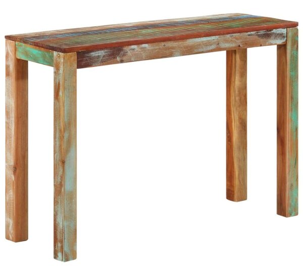 Tömör újrahasznosított fa tálalóasztal 110 x 35 x 76 cm